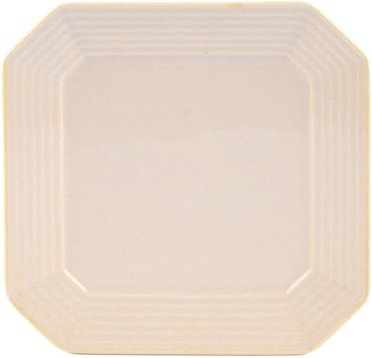 Daiso طبق دايسو المثمن، عاجي - 14.99 سم - Image 3